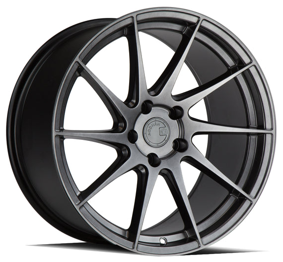 Aodhan AH09 (Driver Side) 18x9.5 5x112 35.0 73.1 Hyper Black Wheel/Rim AH91895511235HB_D