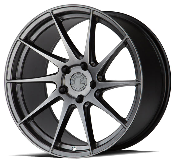 Aodhan AH09 (Passenger Side) 18x9.5 5x114.3 35.0 73.1 Hyper Black Wheel/Rim AH91895511435HB_P