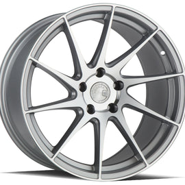 Aodhan AH09 (Driver Side ) 18x9.5 5x114.3 35.0 73.1 Gloss Silver Machined Face W AH91895511435SMF_D