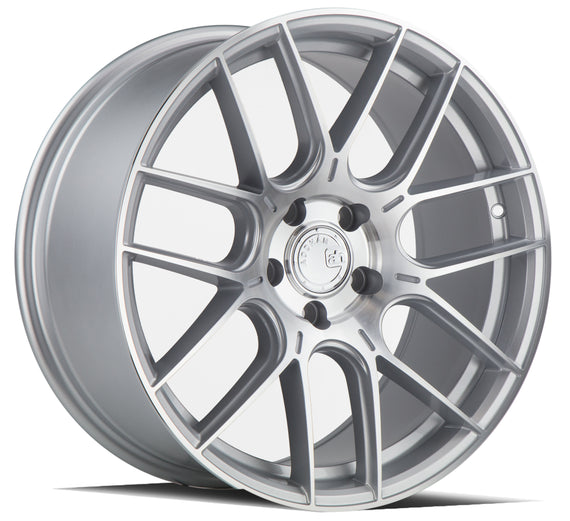 Aodhan AH-X 18x8.5 5x112 35.0 73.1 Gloss Silver Machined Face Wheel/Rim AHX1885511235SMF