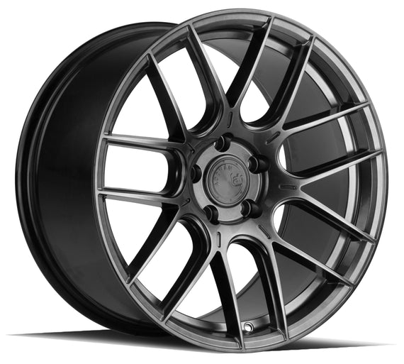 Aodhan AH-X 18x9.5 5x112 35.0 73.1 Hyper Black Wheel/Rim AHX1895511235HB