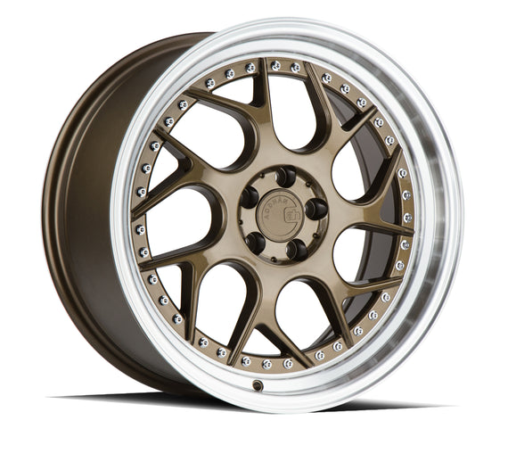 Aodhan DS01 18x8.5 5x114.3 35.0 73.1 Bronze w/Machined Lip Wheel/Rim DS118855114335BZ