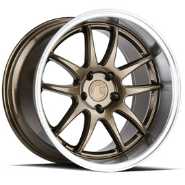 Aodhan DS02 18x10.5 5x114.3 22.0 73.1 Bronze w/Machined Lip Wheel/Rim DS218105511422BR