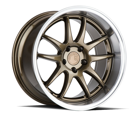 Aodhan DS02 18x10.5 5x114.3 22.0 73.1 Bronze w/Machined Lip Wheel/Rim DS218105511422BR