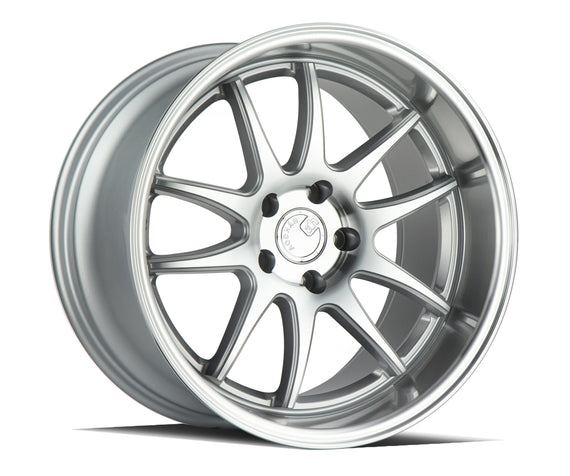 Aodhan DS02 18x10.5 5x114.3 15.0 73.1 Silver w/Machined Face Wheel/Rim DS218105511415SMF