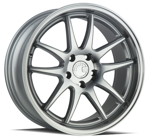 Aodhan DS02 18x8.5 5x114.3 35.0 73.1 Silver w/Machined Face Wheel/Rim DS21885511435SMF