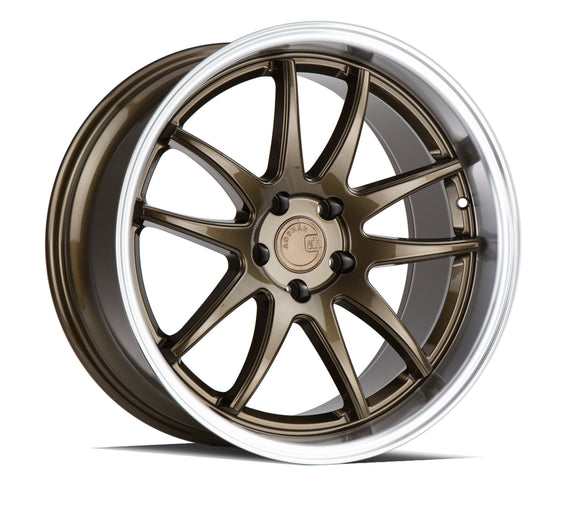 Aodhan DS02 18x9.5 5x114.3 22.0 73.1 Bronze w/Machined Lip Wheel/Rim DS21895511422BR