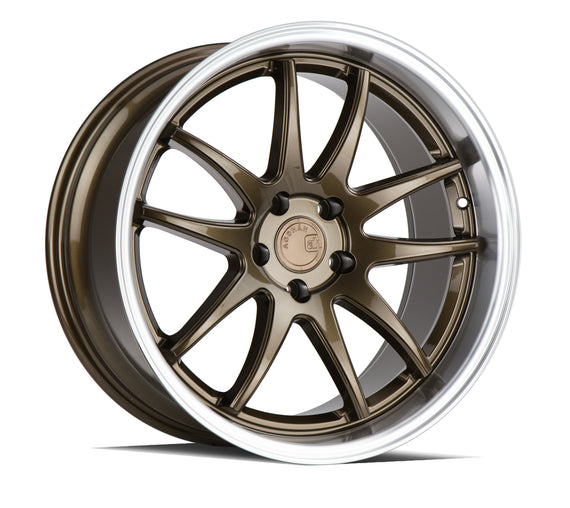 Aodhan DS02 18x9.5 5x100 35.0 73.1 Bronze w/Machined Lip Wheel/Rim DS21895510035BR