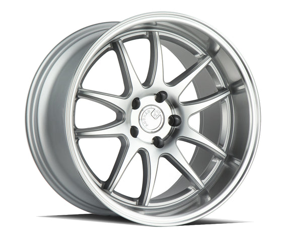 Aodhan DS02 19x11 5x114.3 15.0 73.1 Silver w/Machined Face Wheel/Rim DS21911511415SMF