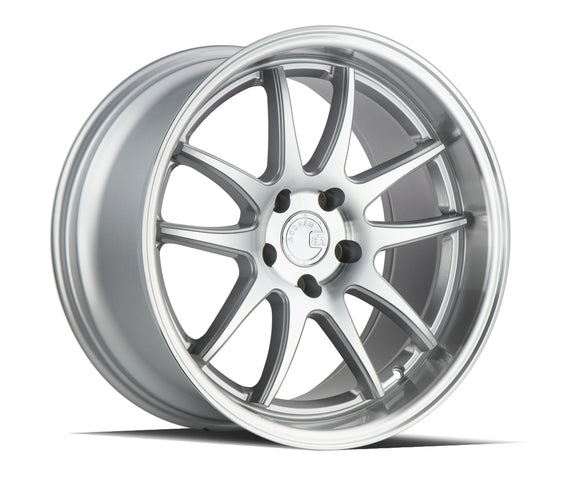 Aodhan DS02 19x9.5 5x114.3 22.0 73.1 Silver w/Machined Face Wheel/Rim DS21995511422SMF