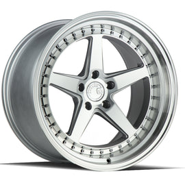 Aodhan DS05 18x10.5 5x114.3 15.0 73.1 Silver w/Machined Face Wheel/Rim DS518105511415SMF