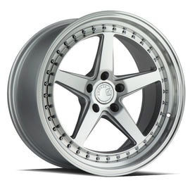 Aodhan DS05 18x9.5 5x100 35.0 73.1 Silver w/Machined Face Wheel/Rim DS51895510035SMF