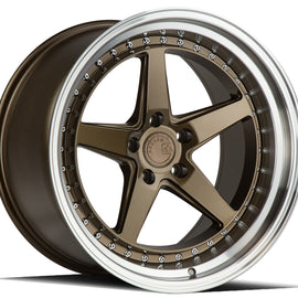 Aodhan DS05 19x11 5x114.3 22.0 73.1 Bronze w/Machined Lip Wheel/Rim DS51911511422BR