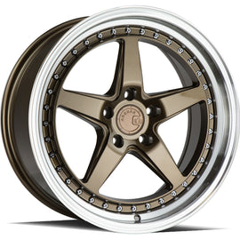 Aodhan DS05 18x8.5 5x114.3 35.0 73.1 Bronze w/Machined Lip Wheel/Rim DS51885511435BR