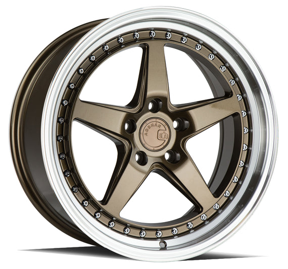 Aodhan DS05 18x8.5 5x114.3 35.0 73.1 Bronze w/Machined Lip Wheel/Rim DS51885511435BR