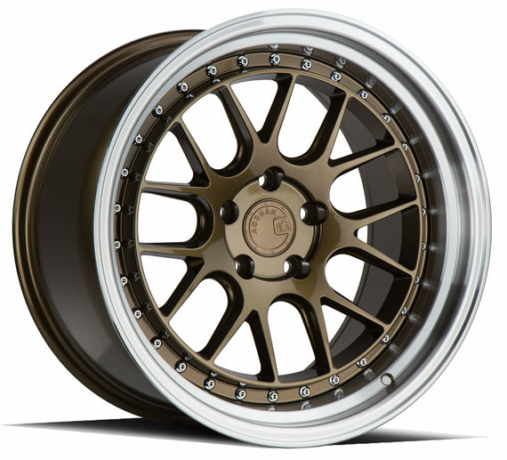 Aodhan DS06 18x10.5 5x114.3 15.0 73.1 Bronze w/Machined Lip Wheel/Rim DS618105511415BZ