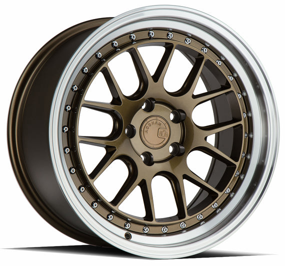 Aodhan DS06 18x8.5 5x100 35.0 73.1 Bronze w/Machined Lip Wheel/Rim DS61885510035BZ