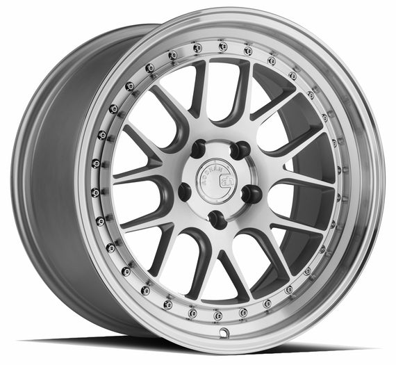 Aodhan DS06 18x9.5 5x114.3 30.0 73.1 Silver w/Machined Face Wheel/Rim DS61895511430SMF