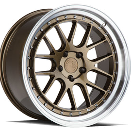 Aodhan DS06 19x9.5 5x114.3 22.0 73.1 Bronze w/Machined Lip Wheel/Rim DS61995511422BZ