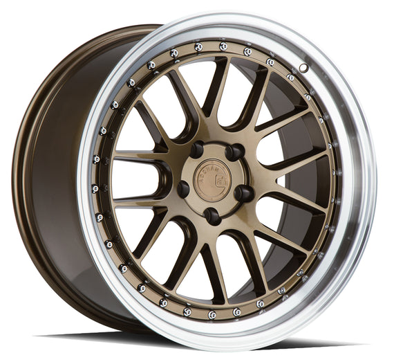 Aodhan DS06 19x9.5 5x114.3 15.0 73.1 Bronze w/Machined Lip Wheel/Rim DS61995511415BZ