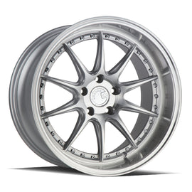 Aodhan DS07 18x10.5 5x114.3 15.0 73.1 Silver w/Machined Face Wheel/Rim DS718105511415SMF