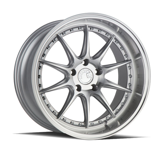 Aodhan DS07 18x10.5 5x114.3 22.0 73.1 Silver w/Machined Face Wheel/Rim DS718105511422SMF