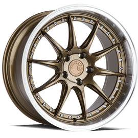 Aodhan DS07 18x9.5 5x100 35.0 73.1 Bronze w/Machined Lip Wheel/Rim DS71895510035BZ