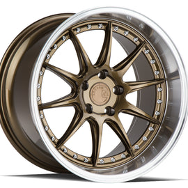 Aodhan DS07 19x11 5x114.3 22.0 73.1 Bronze w/Machined Lip Wheel/Rim DS71911511422BZ