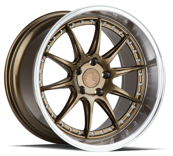 Aodhan DS07 19x11 5x114.3 22.0 73.1 Bronze w/Machined Lip Wheel/Rim DS71911511422BZ