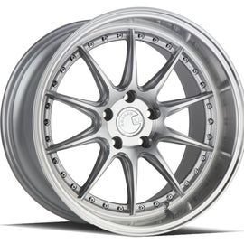 Aodhan DS07 19x11 5x114.3 22.0 73.1 Silver w/Machined Face Wheel/Rim DS71911511422SMF
