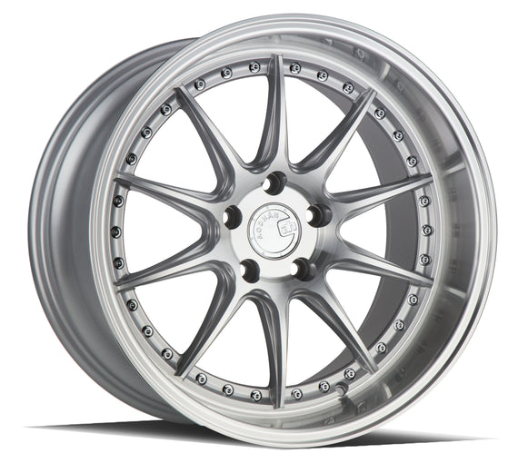Aodhan DS07 19x11 5x114.3 22.0 73.1 Silver w/Machined Face Wheel/Rim DS71911511422SMF