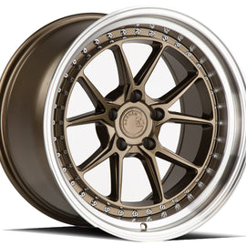 Aodhan DS08 18x10.5 5x114.3 22.0 73.1 Bronze w/Machined Lip Wheel/Rim DS818105511422BZ