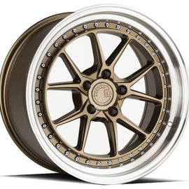 Aodhan DS08 18x8.5 5x120 35.0 72.6 Bronze w/Machined Lip Wheel/Rim DS81885512035BZ