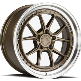Aodhan DS08 18x9.5 5x114.3 30.0 73.1 Bronze w/Machined Lip Wheel/Rim DS81895511430BZ