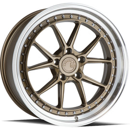 Aodhan DS08 19x8.5 5x120 35.0 72.6 Bronze w/Machined Lip Wheel/Rim DS81985512035BZ