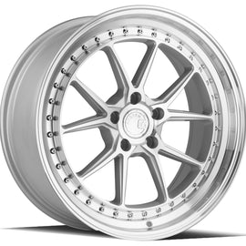 Aodhan DS08 19x8.5 5x120 35.0 72.6 Silver w/Machined Face Wheel/Rim DS81985512035SMF