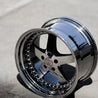 ESR SR04 19X10.5 5X114.3 +22 VACUUM BLACK CHROME FACE VACUUM BLACK CHROME LIP 90551422 SR04BLCHR