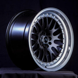 JNC 001 Black Machine Lip 17x9 5x100/5x114.3 +20 Wheel/Rim 26936088966