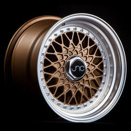 JNC 004 Matte Bronze Machined Lip 15x8 5x100/5x114.3 +20 Wheel/Rim 29561128588