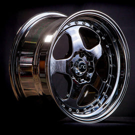 JNC 010 Black Chrome 15x9 4x100/4x114.3 +20 Wheel/Rim 18515181382