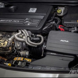 AMS Performance 14-18 Mercedes-Benz CLA 45 AMG 2.0T Alpha Cold Air intake w/Carbon Fiber Lid & Duct ALP.19.08.0003-1