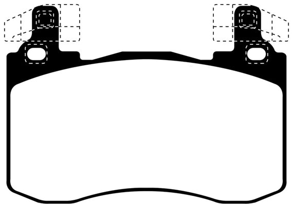 EBC for 2019+ Genesis G70 2.0T (Brembo) Redstuff Front Brake Pads - ebcDP32356C DP32356C