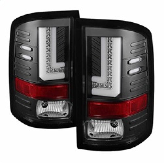 Spyder 5080660 - LED Tail Lights (Black) for 14-16 Sierra 1500/2500HD/3500HD 5080660