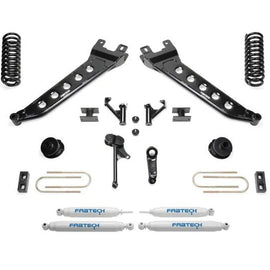 Fabtech 13-18 Ram 3500 4WD 5in Radius Arm Kit w/Perf Shks K3144