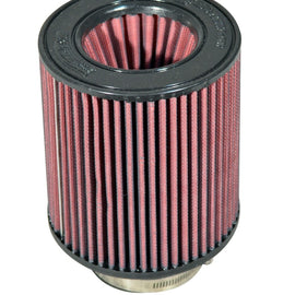 Injen High Performance Air Filter - 3 1/2 Black Oiled Filter 6  Base / 6 7/8 Tall / 5 1/2 Top X-1021-BR