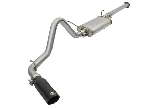 aFe MACHForce XP Cat Back SS Exhausts  Black Tips 05-12 Toyota Tacoma L4-2.7L 49-46031-B