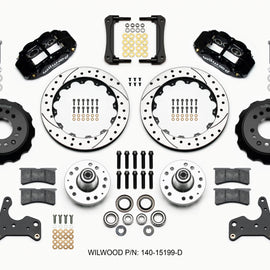 Wilwood Narrow Superlite 6R Front Hub Kit 12.88in Drilled 65-72 CDP C Body -Drum 140-15199-D