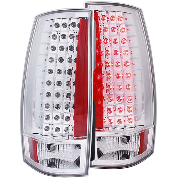 Anzo 311141 LED Tail Lights Chrome G4 for 07-13 Tahoe/Suburban/Yukon/XL/Denali 311141