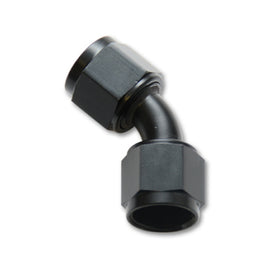 Vibrant -12AN X -12AN Female Flare Swivel 45 Deg Fitting (AN To AN) -Anodized Black Only 10715