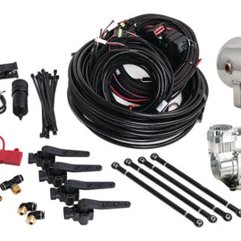 Air Lift Performance 3H (3/8 Air Line 2.5 Gal  Polished Aluminum Tank VIAIR 444C Comp) 27796